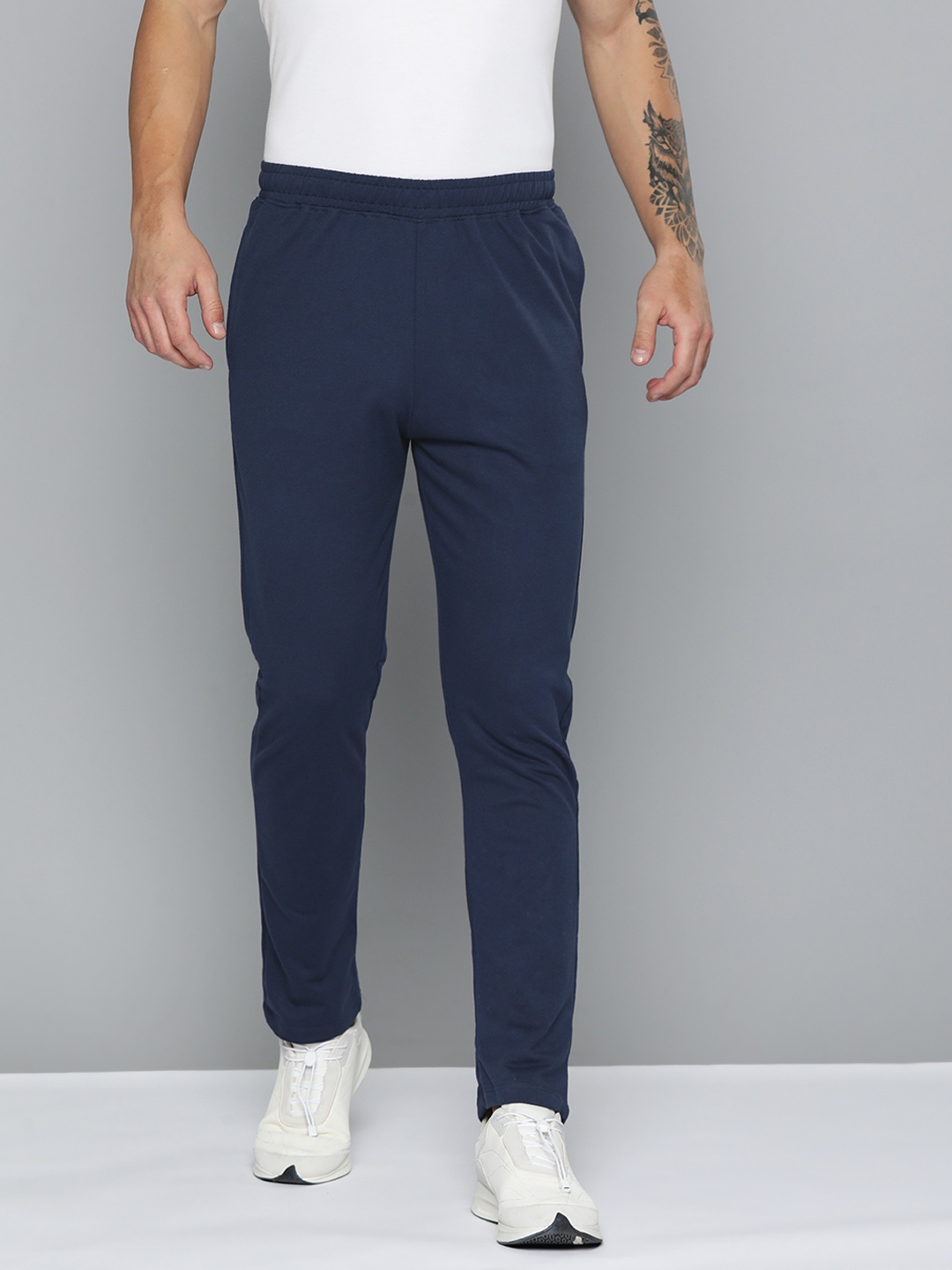 

HRX by Hrithik Roshan Men Lifestyle Track Pants, Navy blue