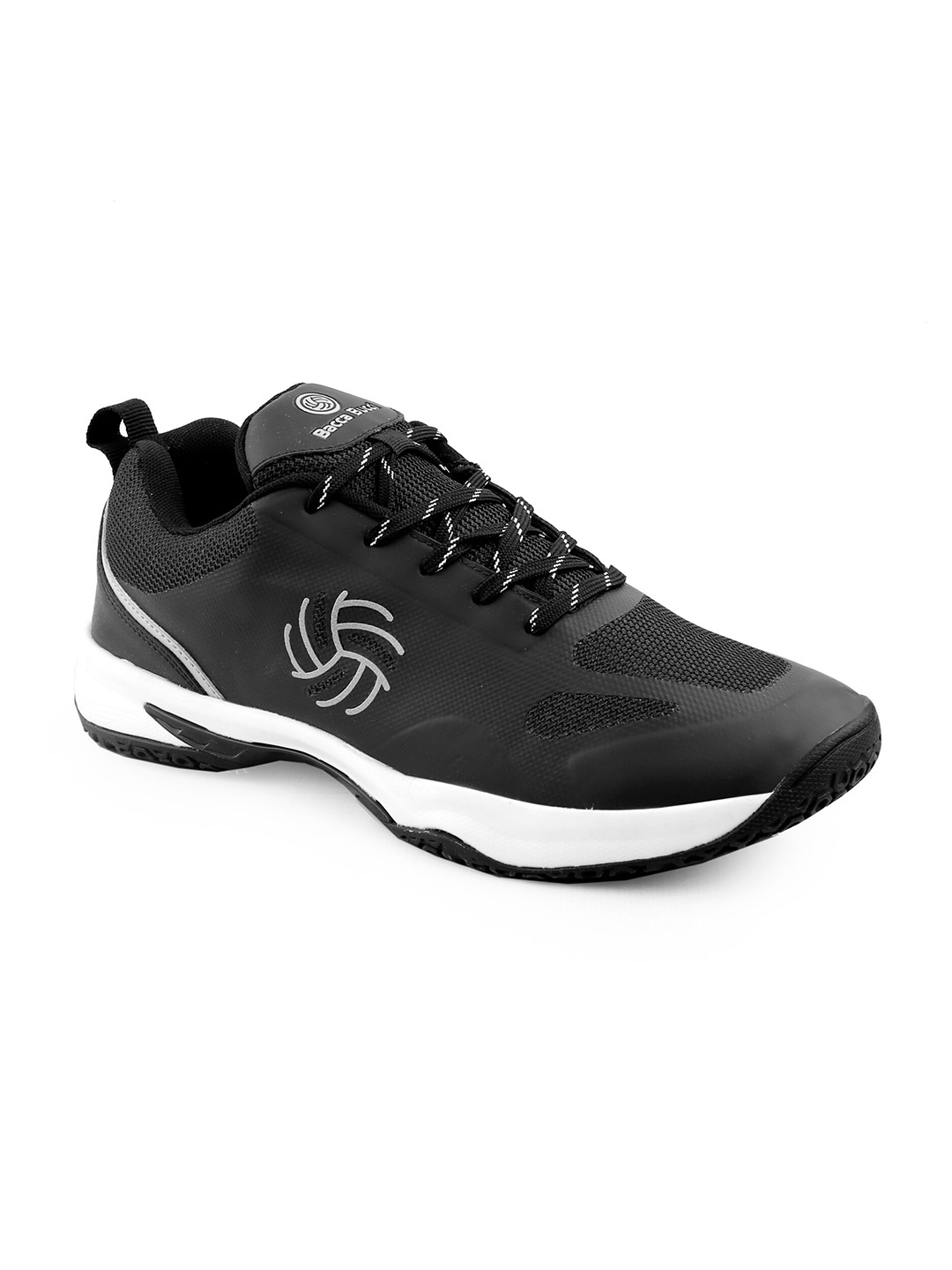 

bacca bucci Men SMASHTREK Lightweight Mesh Non-Marking Badminton Shoes, Black