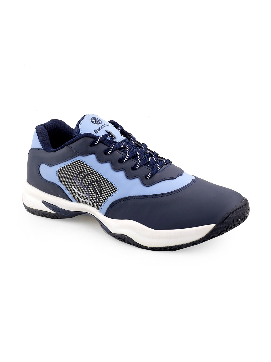 

bacca bucci Men EliteStriker Lightweight Mesh Non-Marking Badminton Shoes, Navy blue