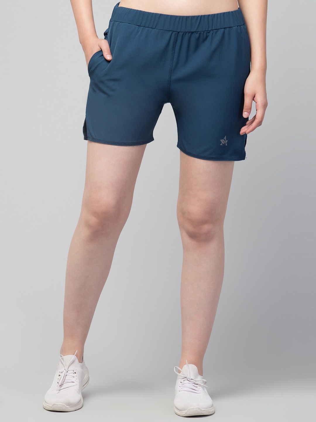 

Apraa & Parma Women E-Dry Technology Yoga Sports Shorts, Teal