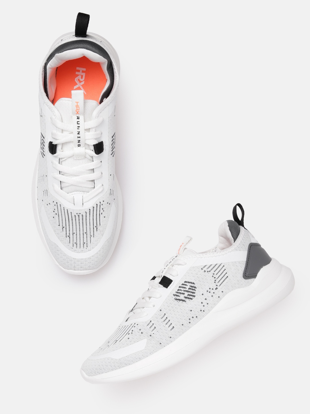 

HRX by Hrithik Roshan Men Woven Design Running Shoes, White