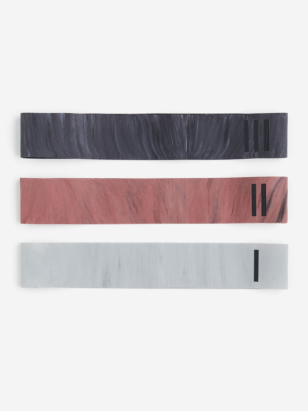 

H&M Women 3-Pack Resistance Bands, Grey