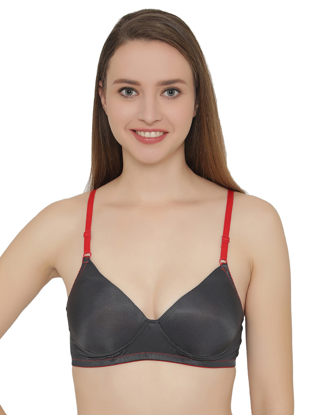 

Clovia Padded Non-Wired T-Shirt Bra, Grey