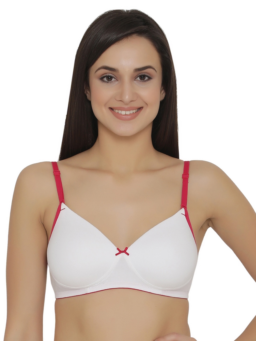 

Clovia Cotton Padded Non-Wired Multiway T-Shirt Bra, White