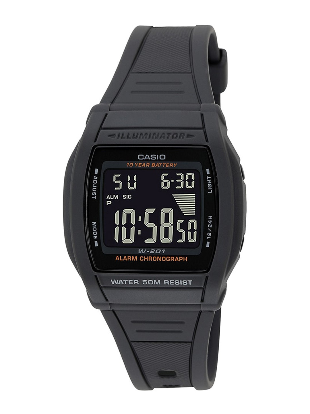 

CASIO Unisex Wrap Around Straps Digital Watch I126, Black