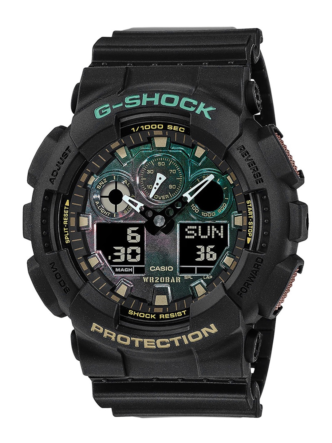 

CASIO G-SHOCK Men Watch G1387 GA-100RC-1ADR, Black