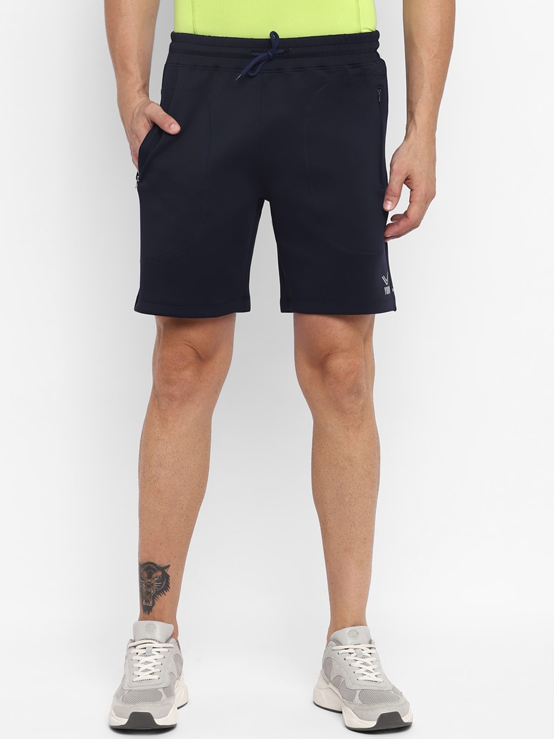 

Yuuki Men Sports Shorts With Antimicrobial Technology, Navy blue