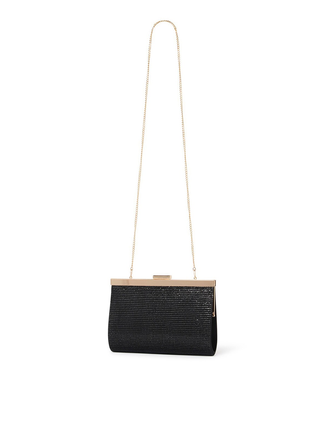 

Forever New Embellished Purse Clutch With Shoulder Strap, Black