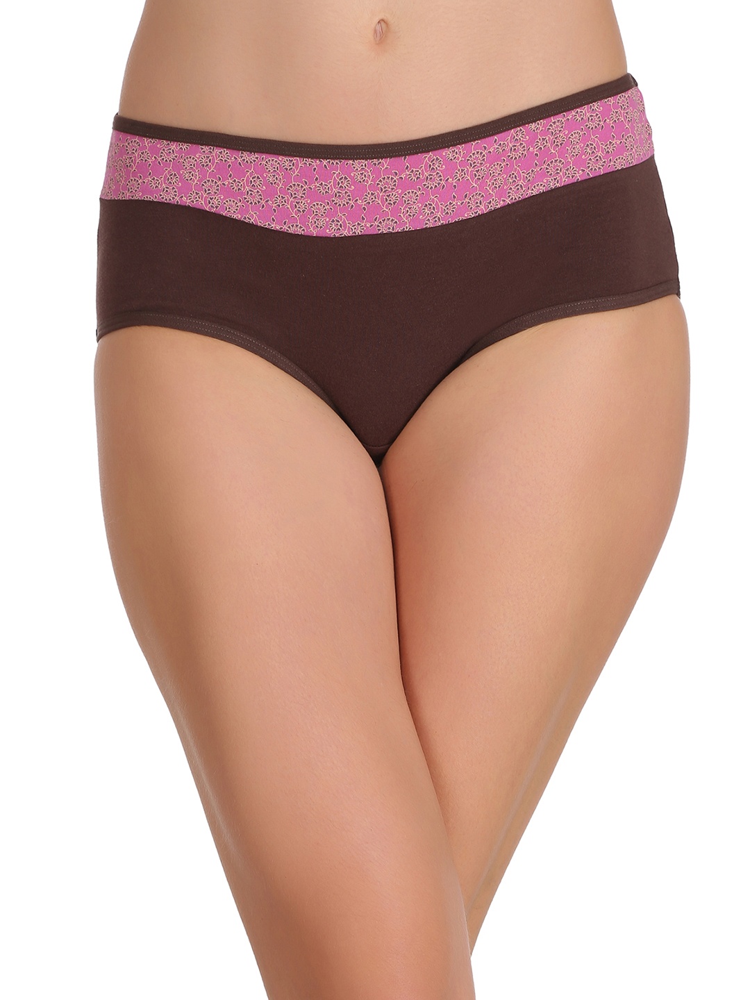 

Clovia Women Brown Printed Bikini Briefs PN2233P06XXL