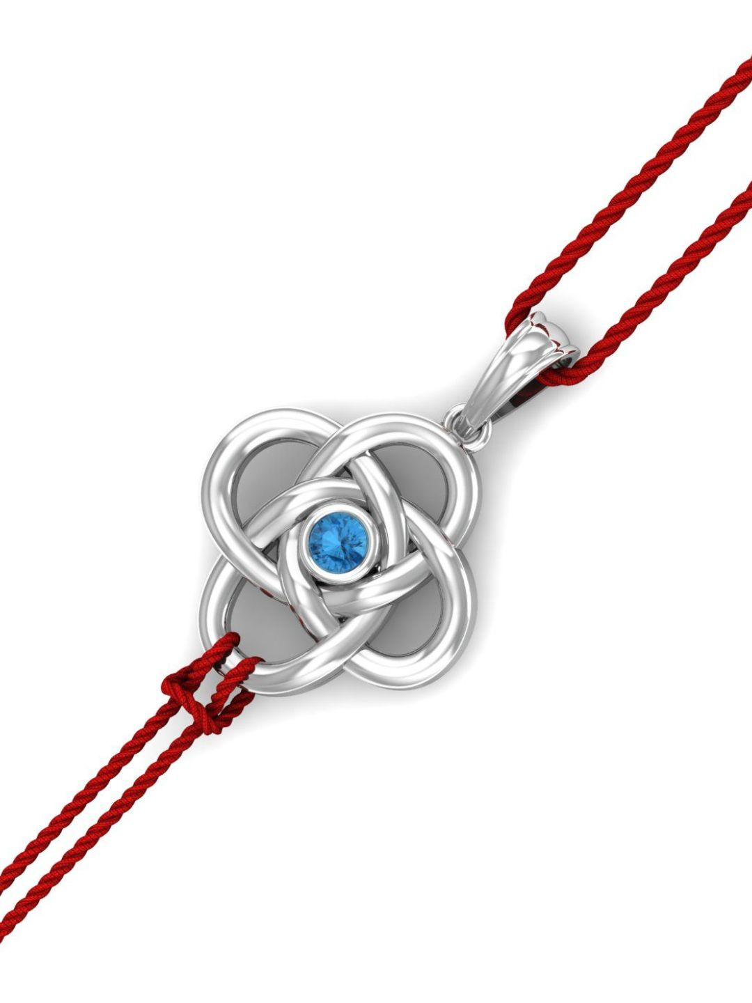 

KUBERBOX 92.5 Sterling Silver Rakhi Pendant
