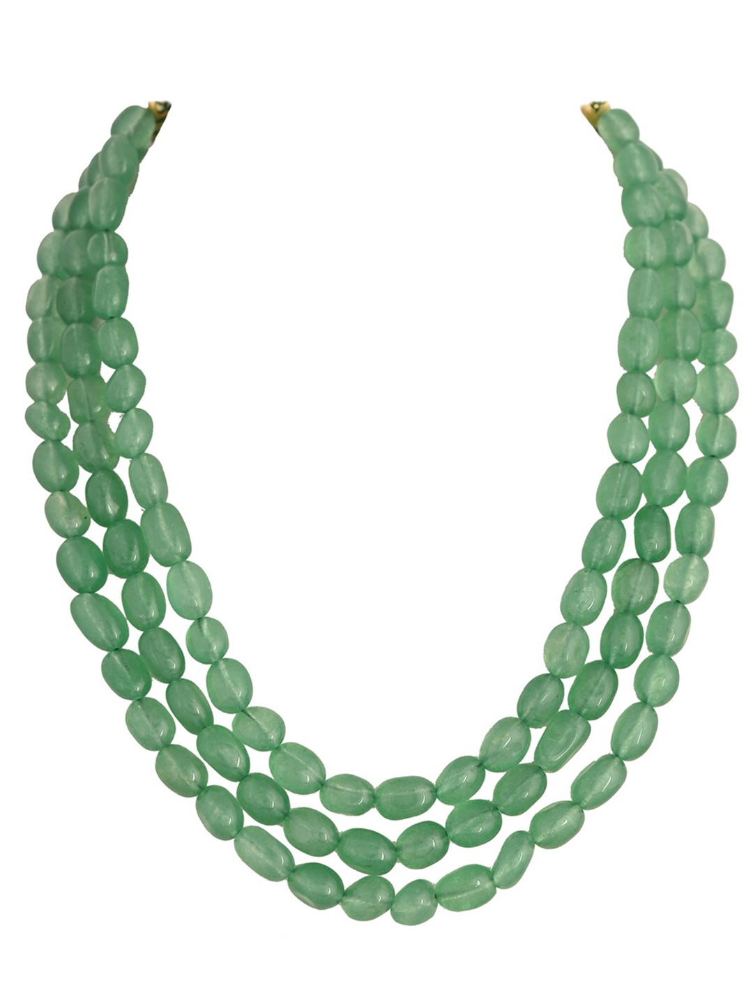 

RATNAVALI JEWELS Layered Onyx Necklace, Green