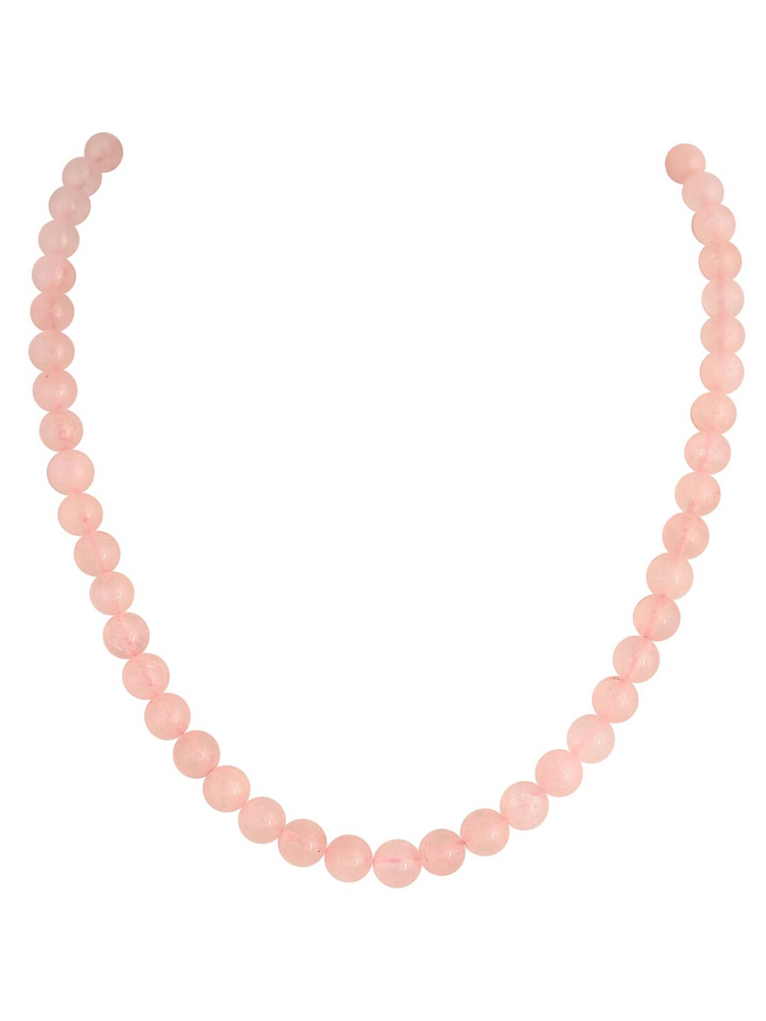 

RATNAVALI JEWELS Quartz Minimal Necklace, Pink