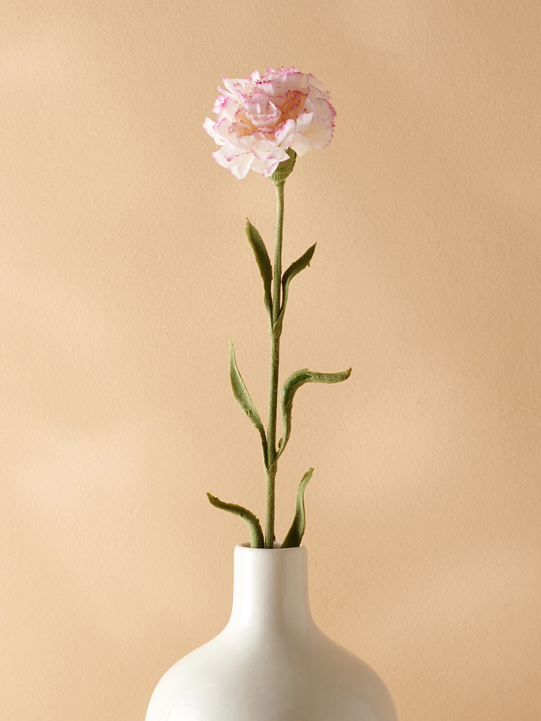 

Home Centre White & Green Carnation Artificial Flower