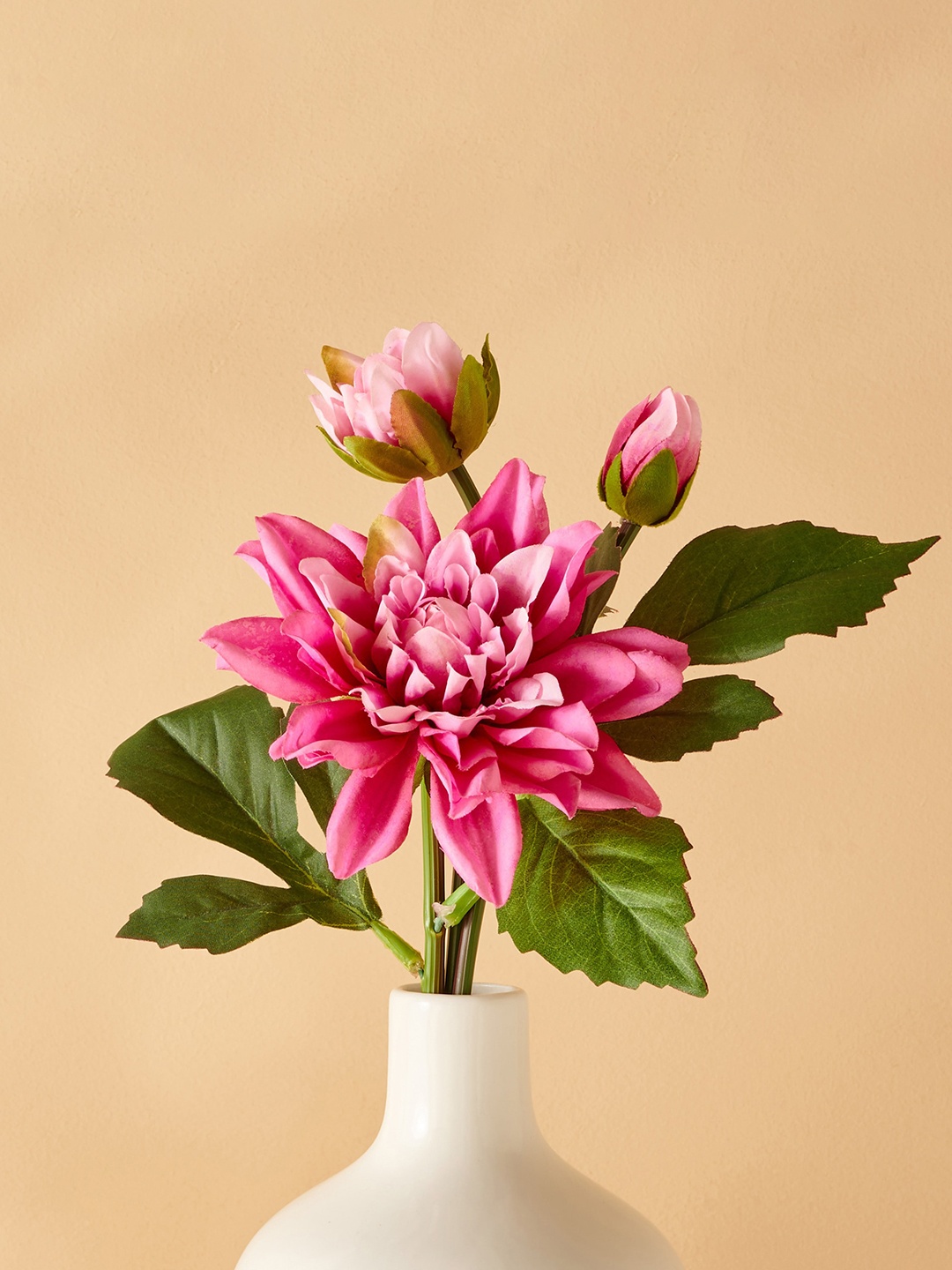 

Home Centre Pink Faux Dahlia Flower Bouquet