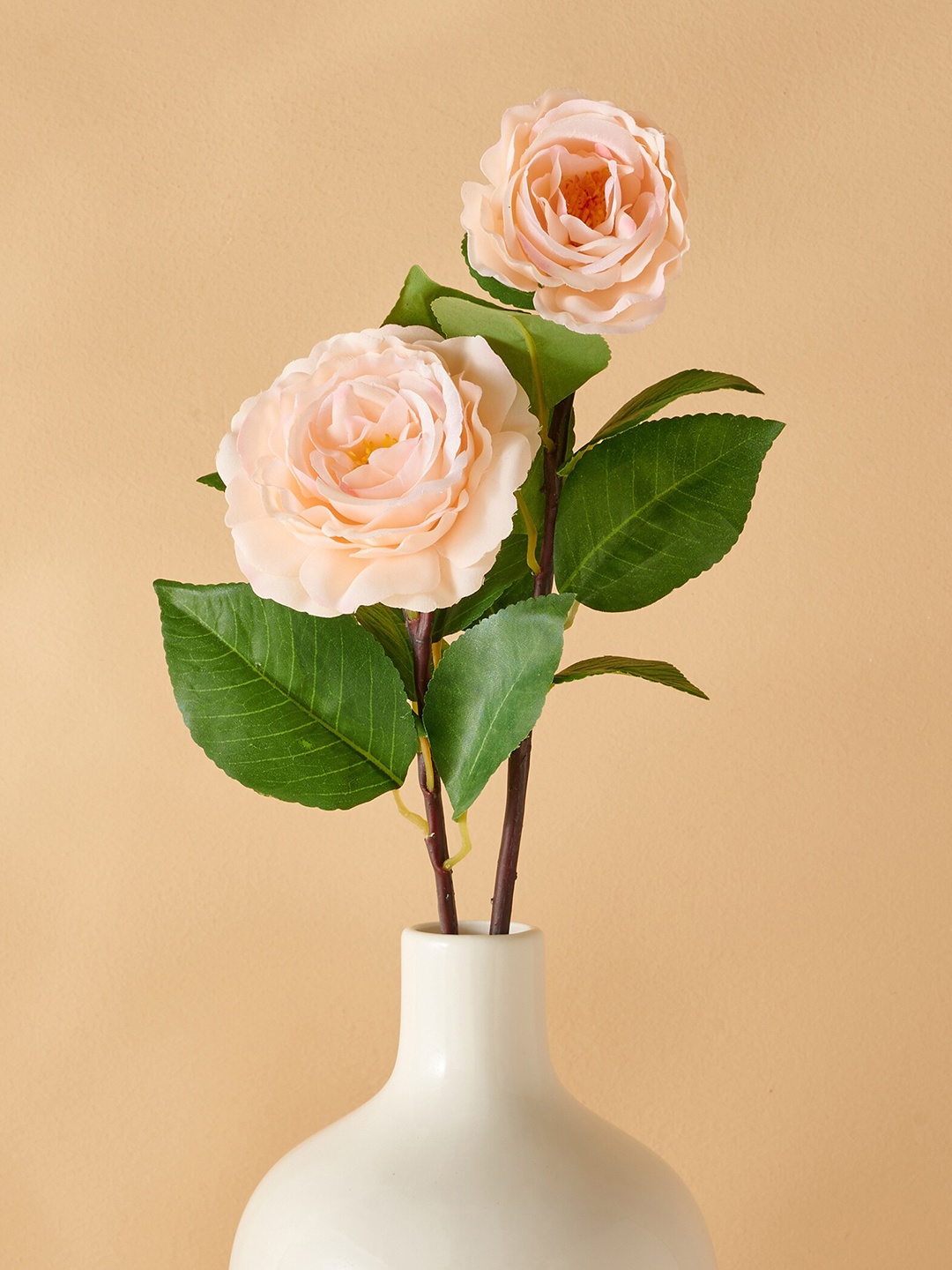 

Home Centre Botanical Peach-Coloured Faux Camellia Flower