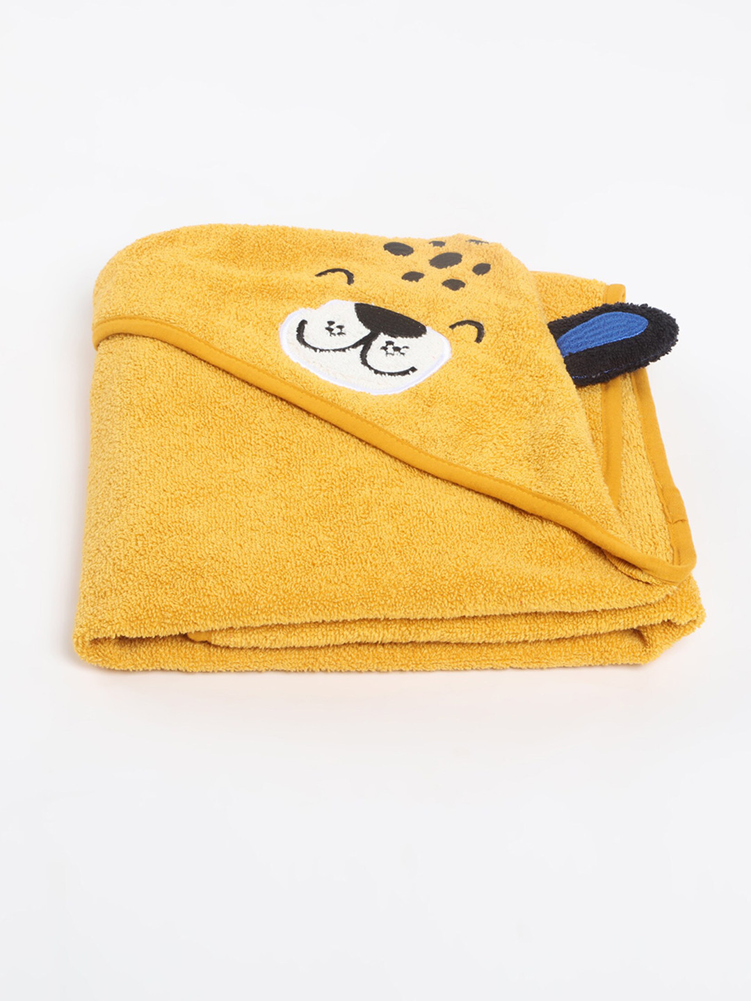 

Home Centre Kids Yellow 500 GSM Cotton Hooded Bath Towel