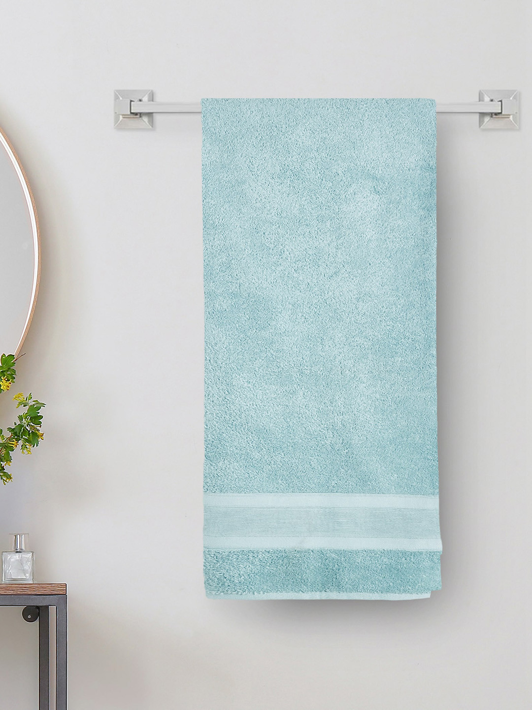 

Home Centre Colour Refresh Essence Blue 500 GSM Cotton Bath Towel