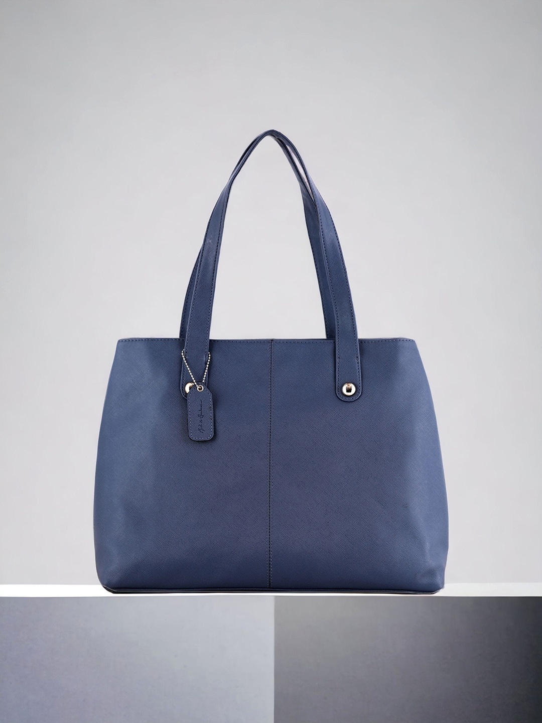 

Mast & Harbour Blue Structured Shoulder Bag With Tasselled Detail