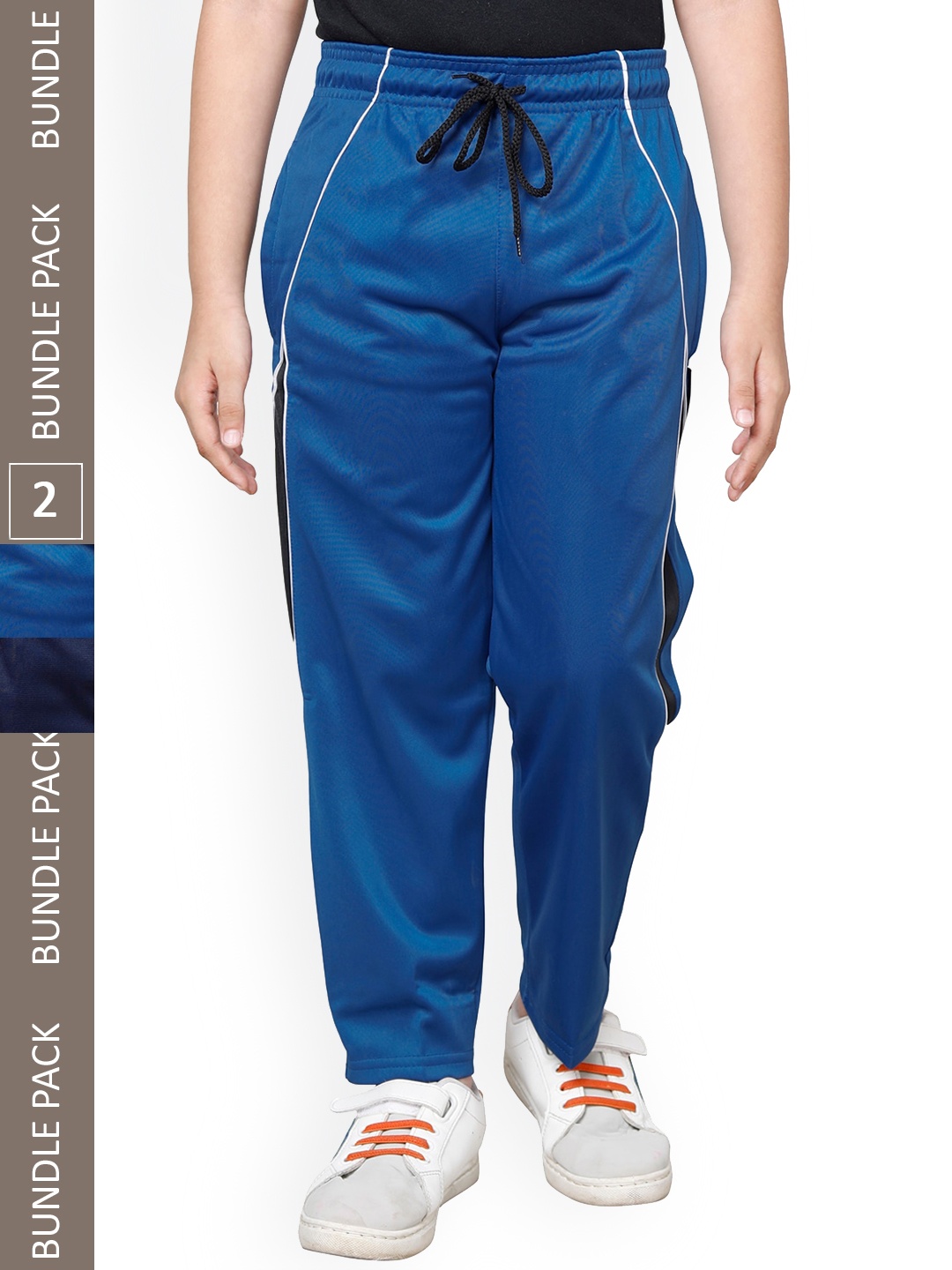 

IndiWeaves Boys Pack Of 2 Track Pants, Blue