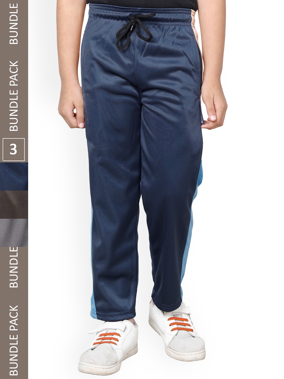 

IndiWeaves Boys Pack Of 3 Track Pants, Brown