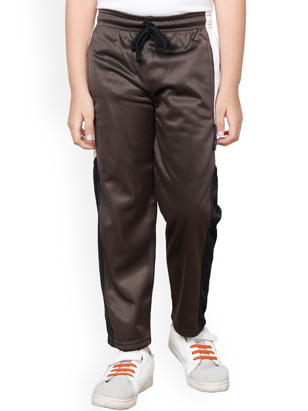 

IndiWeaves Boys Mid-Rise Track Pants, Brown