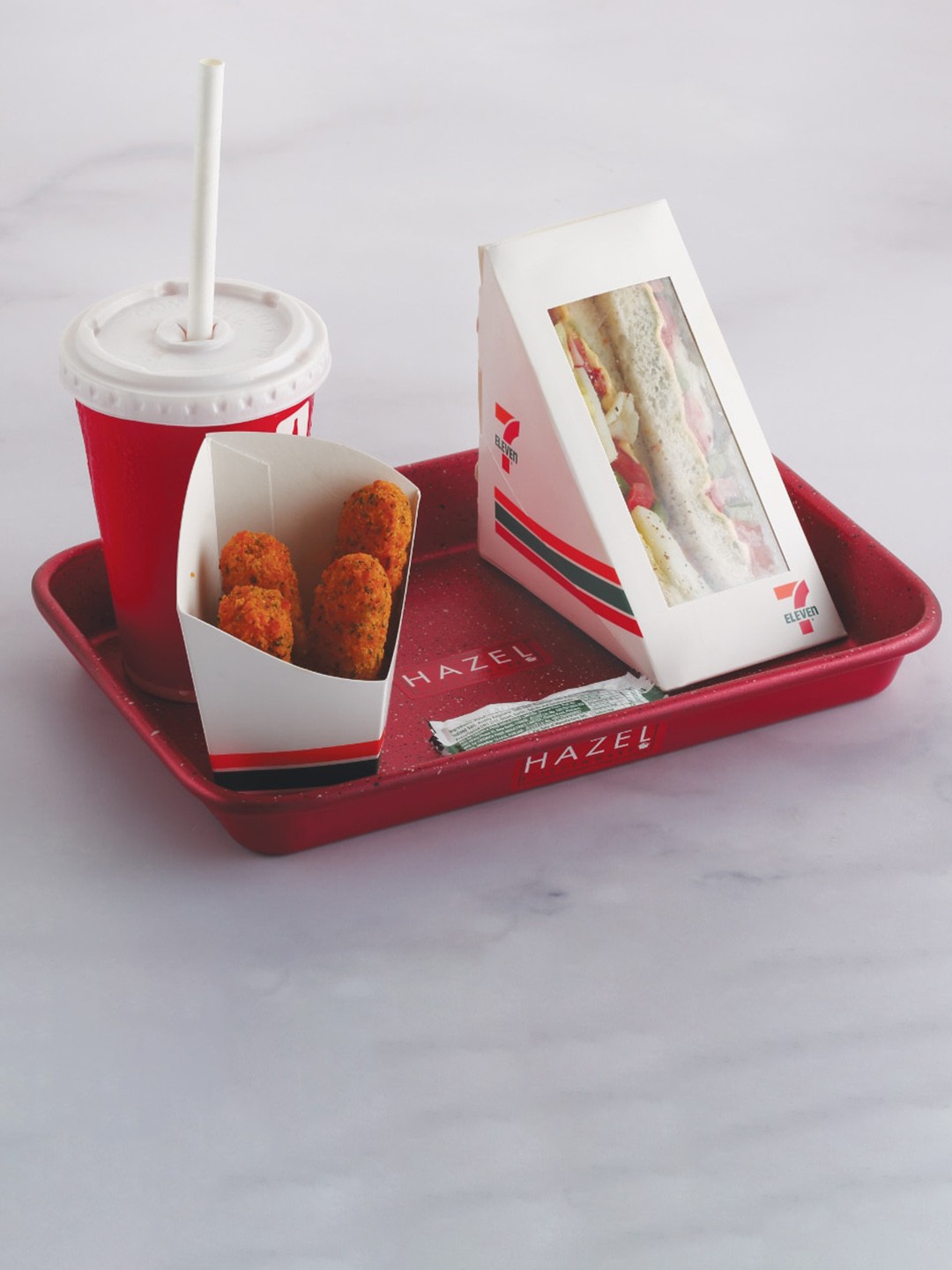 

HAZEL Red Aluminium Non-Stick Rectangular Baking Tray -1250ml