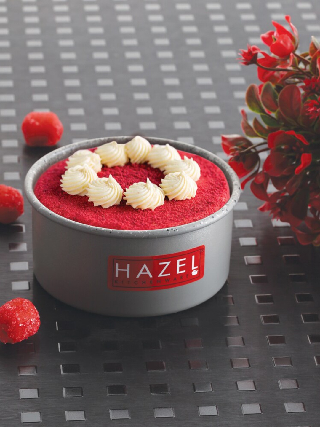 

HAZEL Grey Non-Stick Aluminium Baking Cake Mould 350 ml