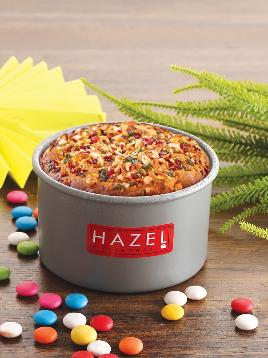 

HAZEL Grey Non-Stick Aluminium Baking Cake Mould-450ml