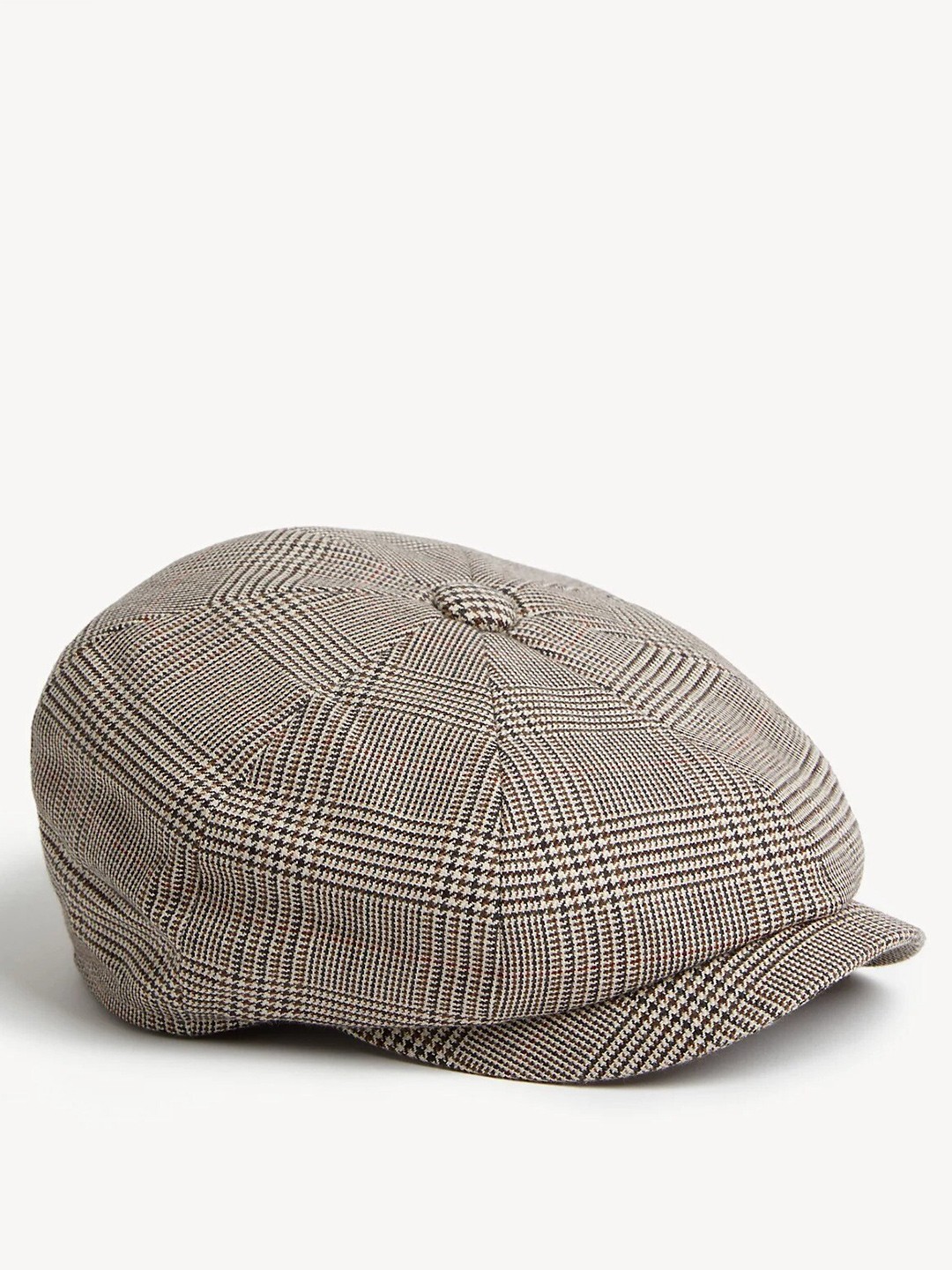 

Marks & Spencer Men Printed Ascot Cap, Brown
