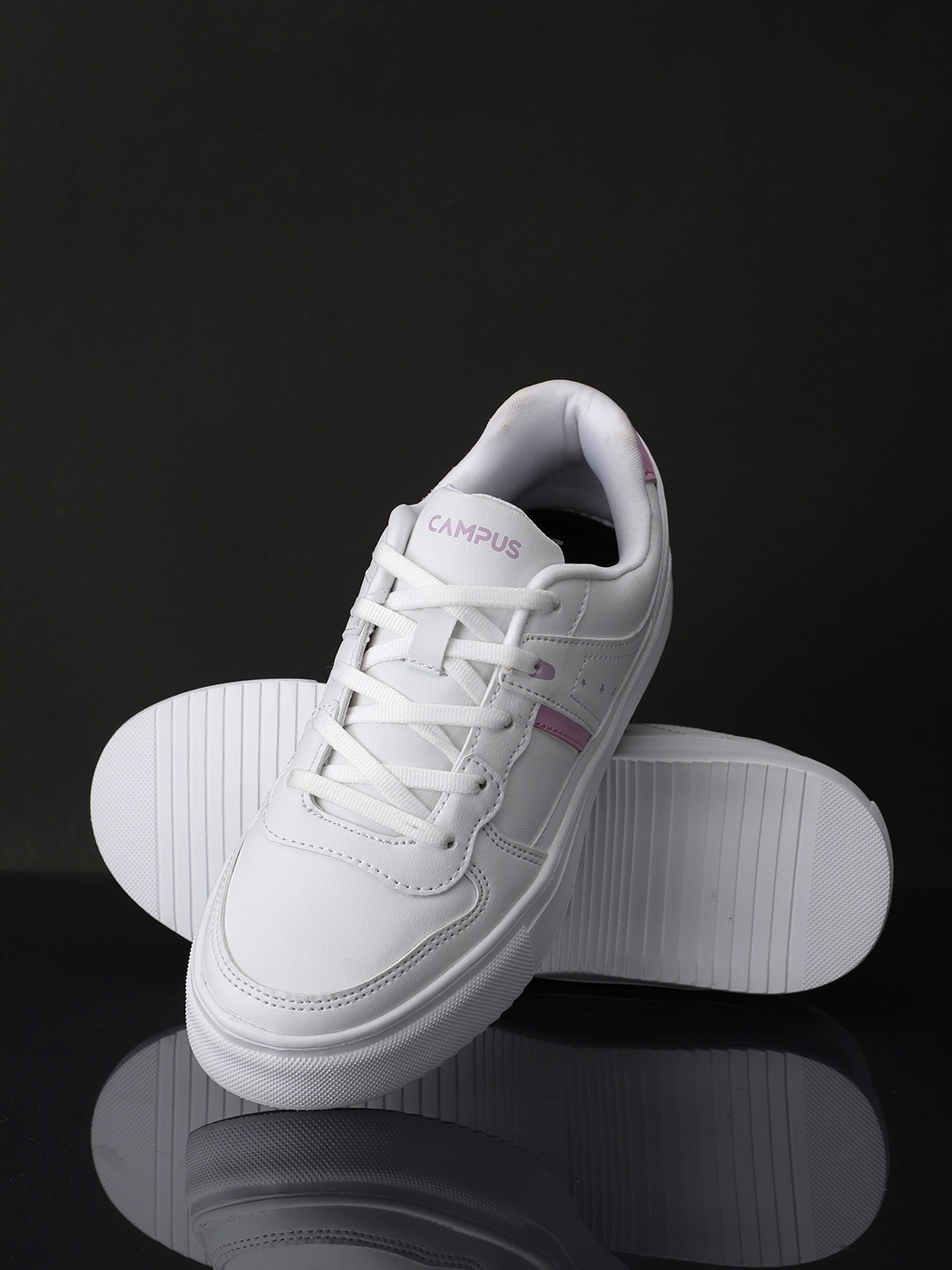 

Campus OGL-01 Women Lace-Up Sneaker, White