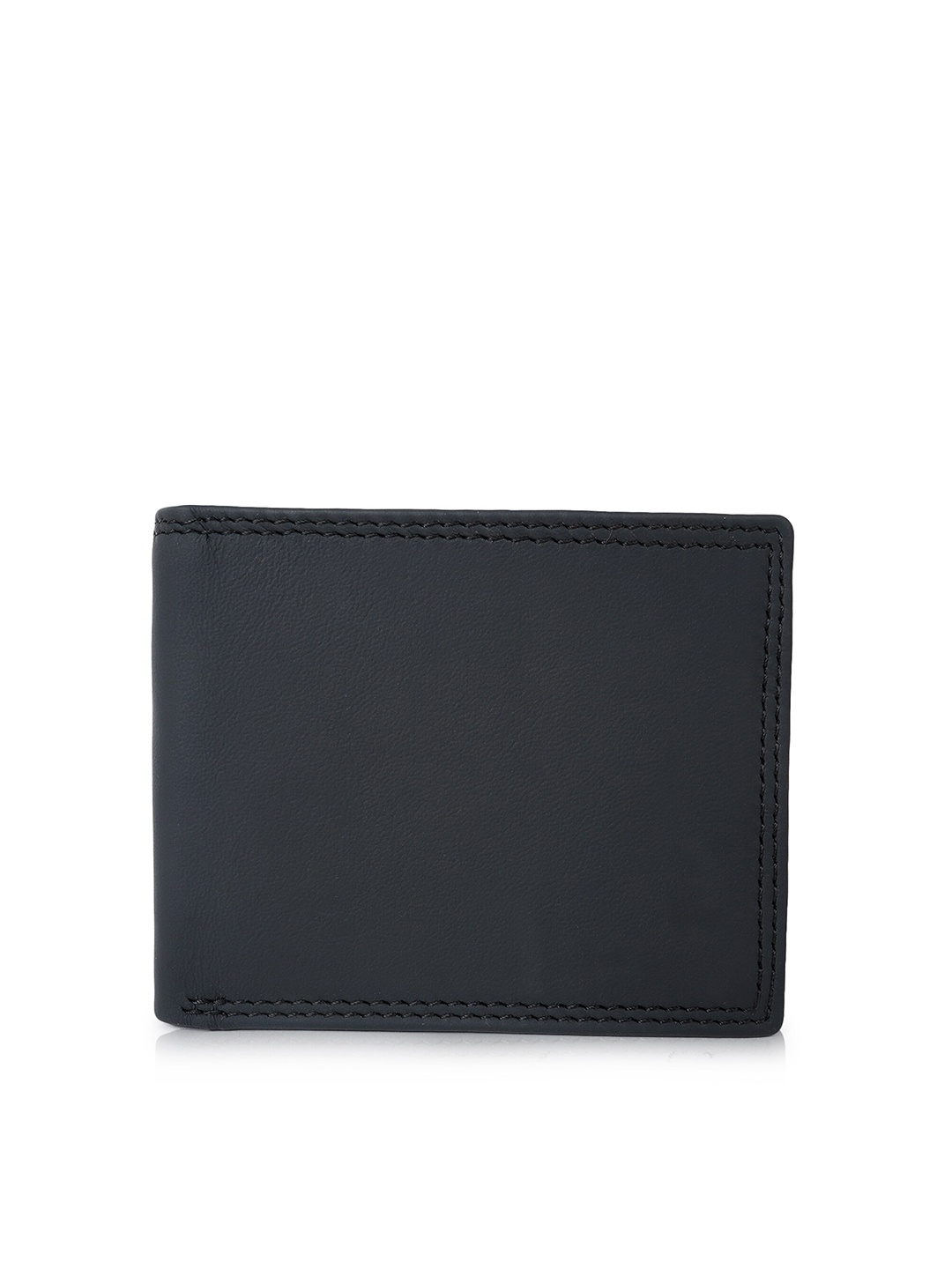 

CIMONI Men Leather Ultra Slim Two Fold Wallet, Black