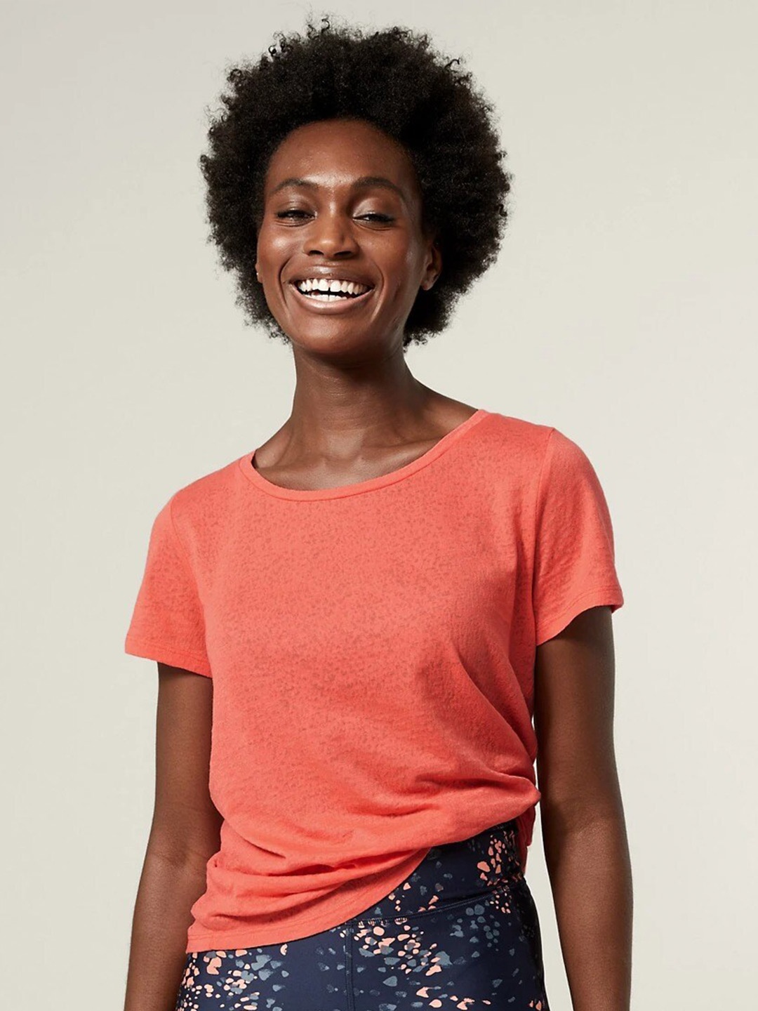 

Marks & Spencer Round Neck Sports Top, Coral