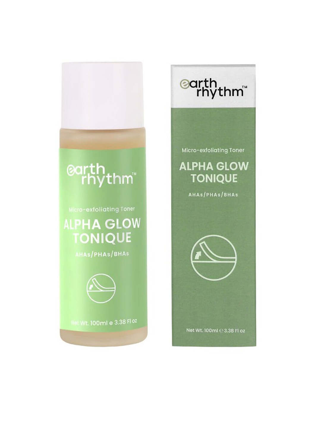 

Earth Rhythm Alpha Glow Tonique Toner- 100ml, Green