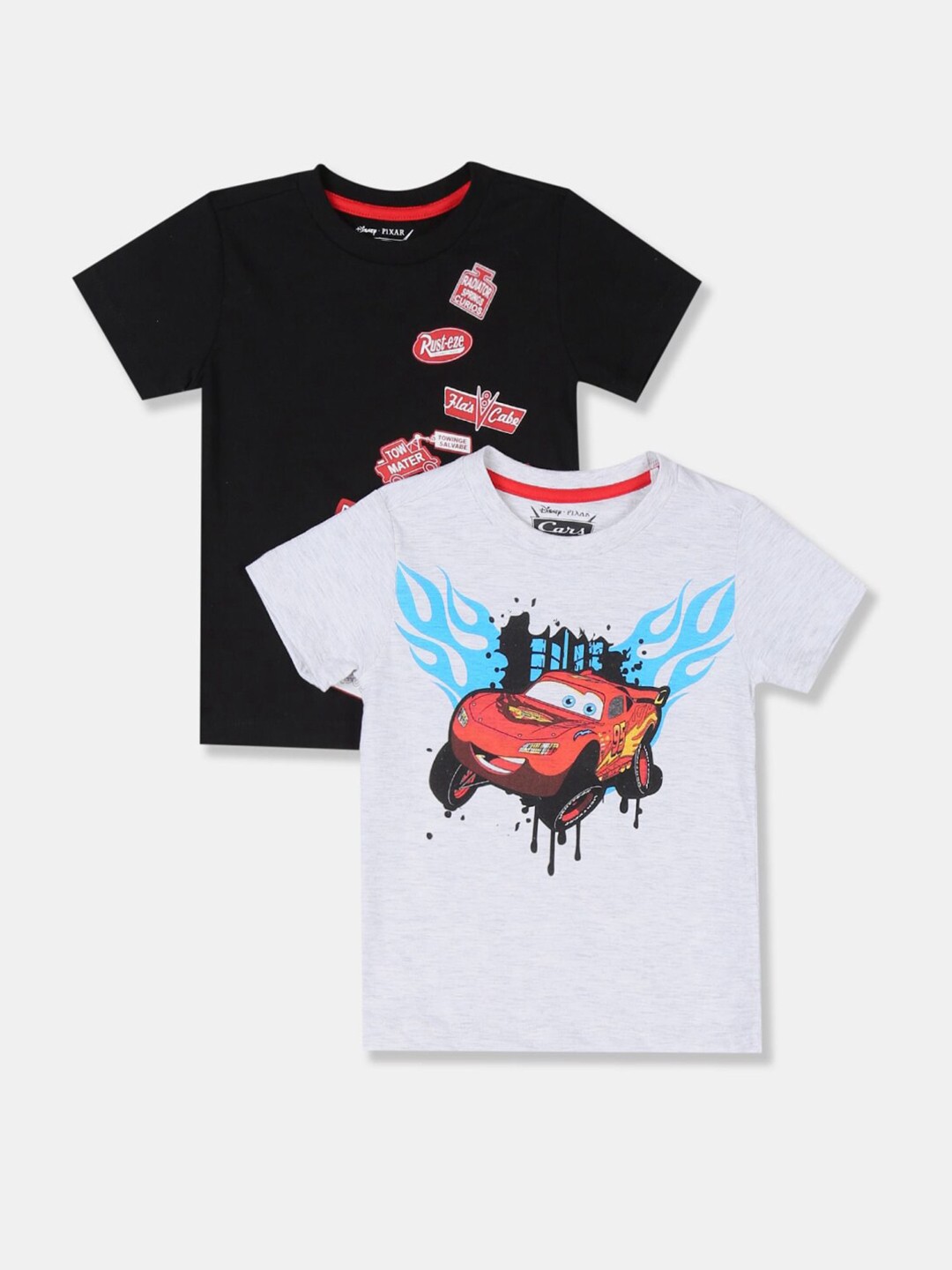 

V-Mart Boys Pack of 2 Cotton T-shirts, White