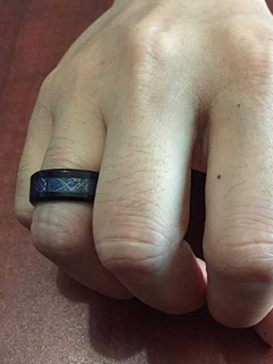 

MEENAZ Unisex Set Of 2 Silver-Plated Finger Rings