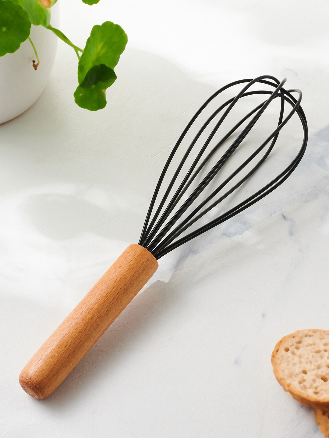 

Home Centre Chef Special Omega Black Silicone Whisk With Handle