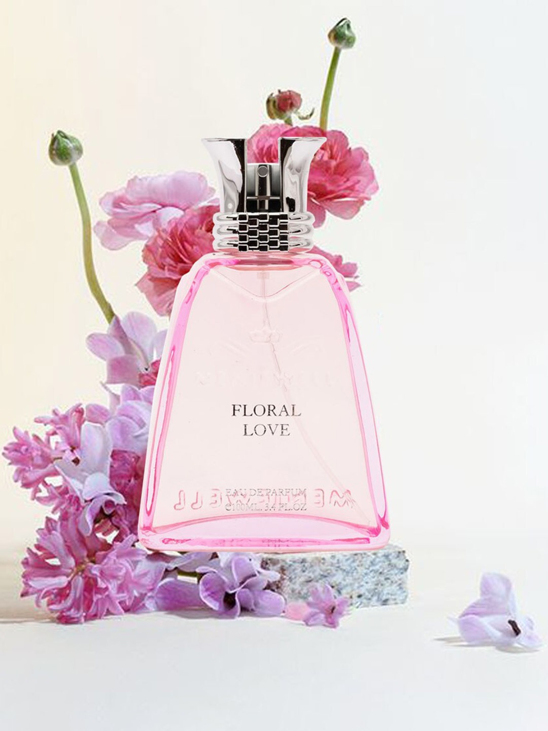 

Menjewell Women Long Lasting Floral Love Eau De Parfum - 100 ml, Pink