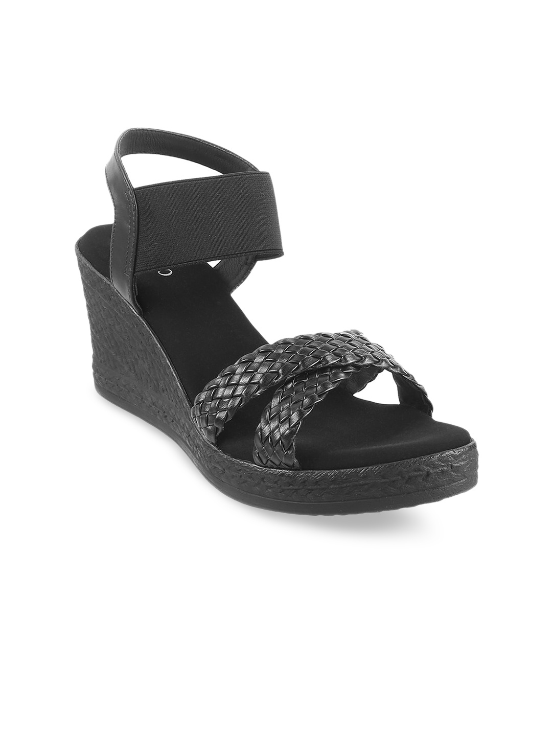 

Metro Textured Wedge Heels, Black