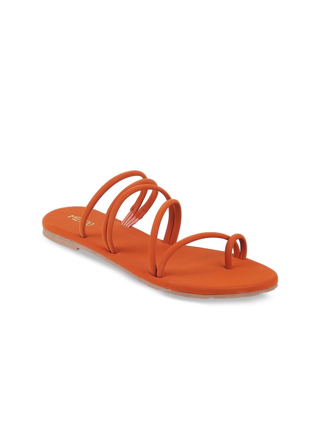 

Metro Strappy One Toe Flats, Orange