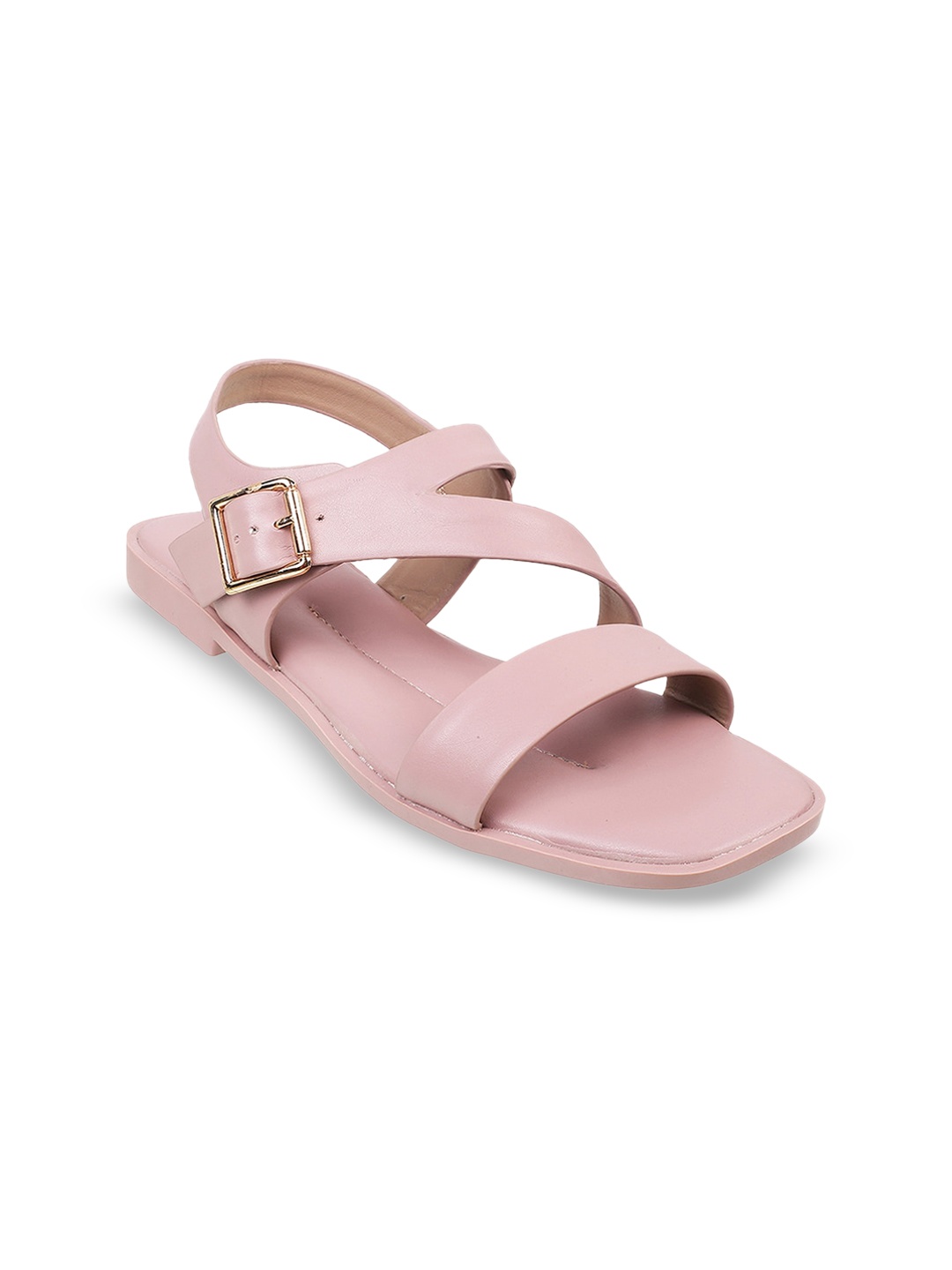 

Mochi Strappy Open Toe Flats, Lavender