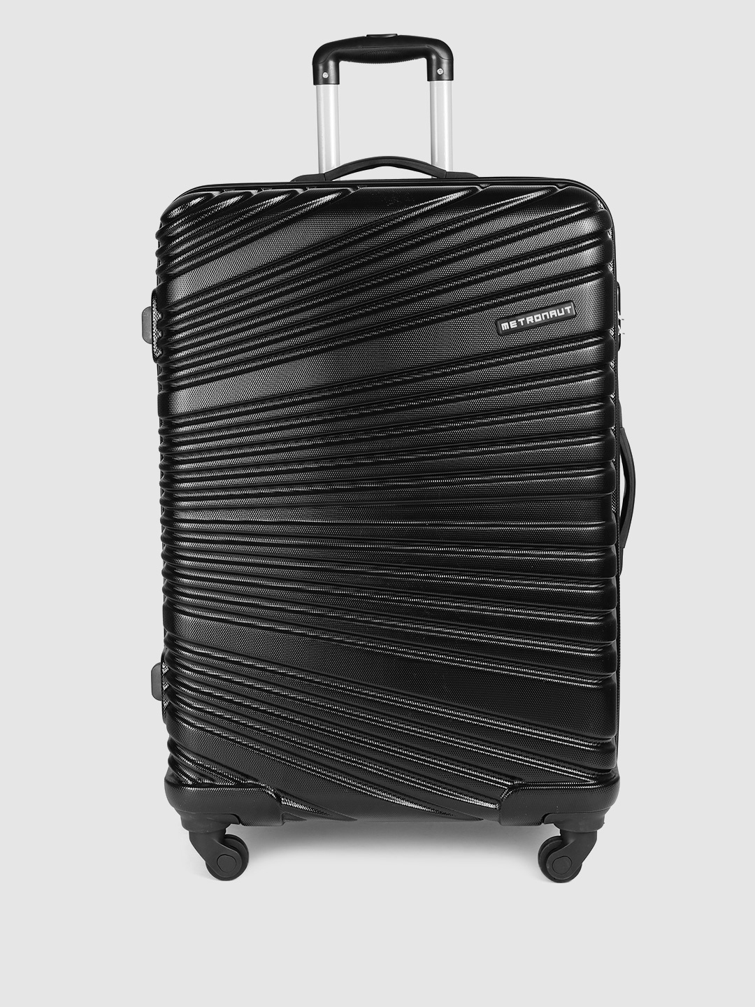 

Metronaut Hard-Sided 4 Wheels 360-Degree Rotation Large Trolley Bag- 65 cm, Black