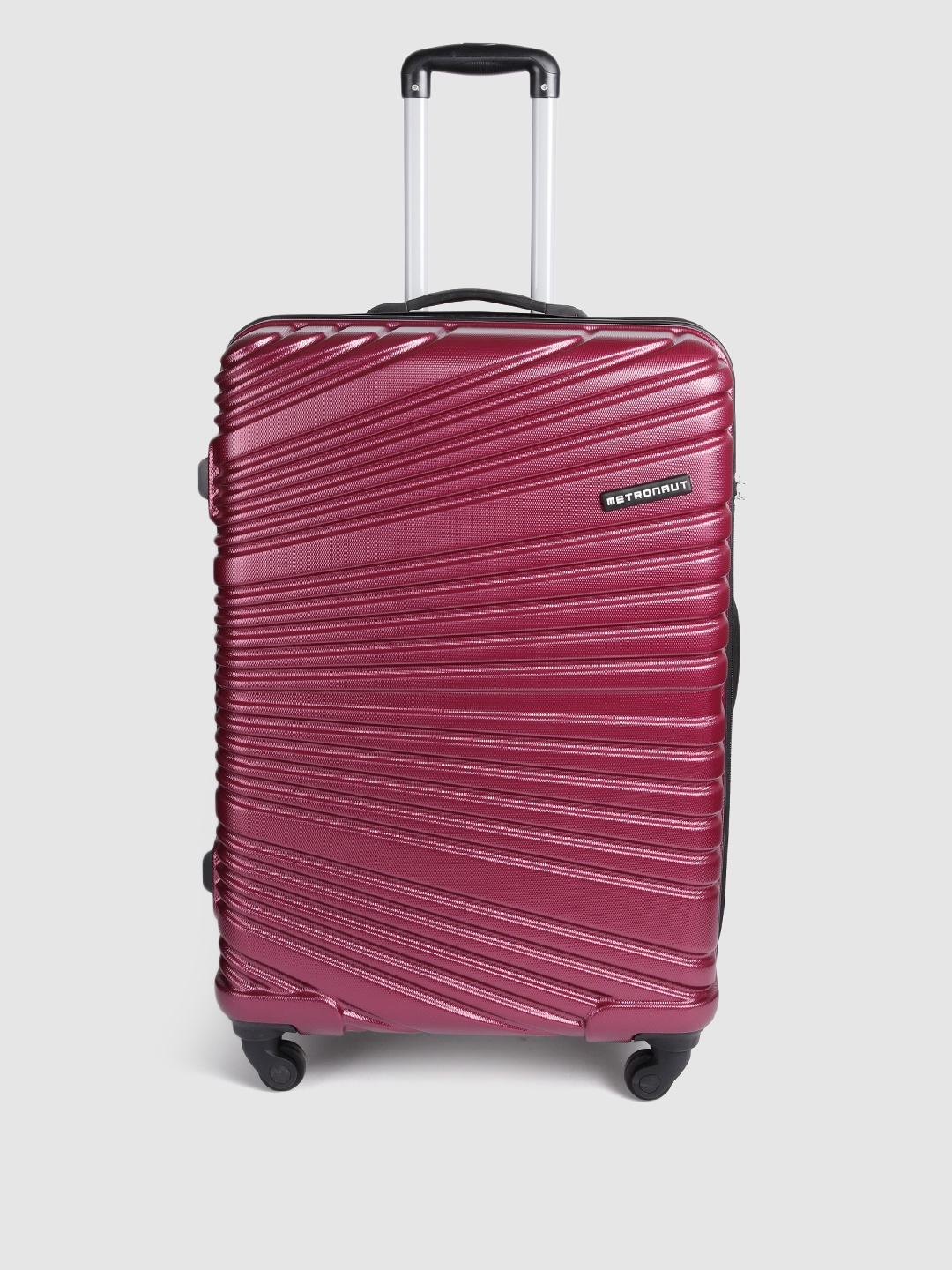 

Metronaut Hard-Sided 4 Wheels 360-Degree Rotation Large Trolley Bag- 65 cm, Magenta