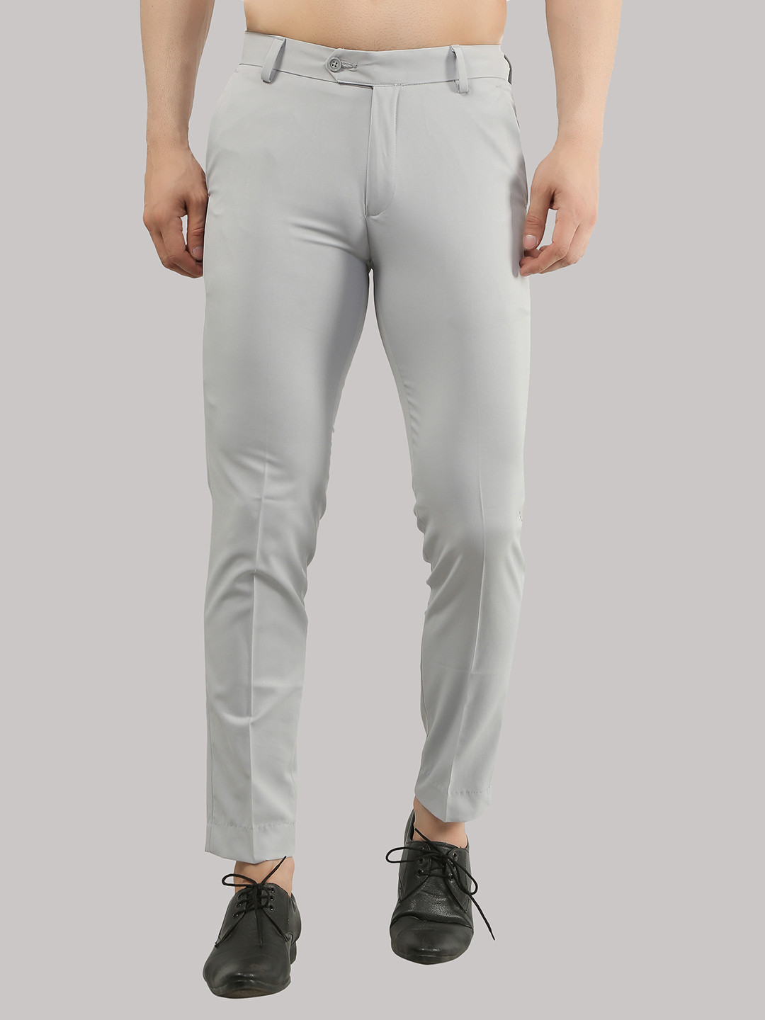 

Jb Just BLACK Men Urban Slim Formal Trousers, Grey