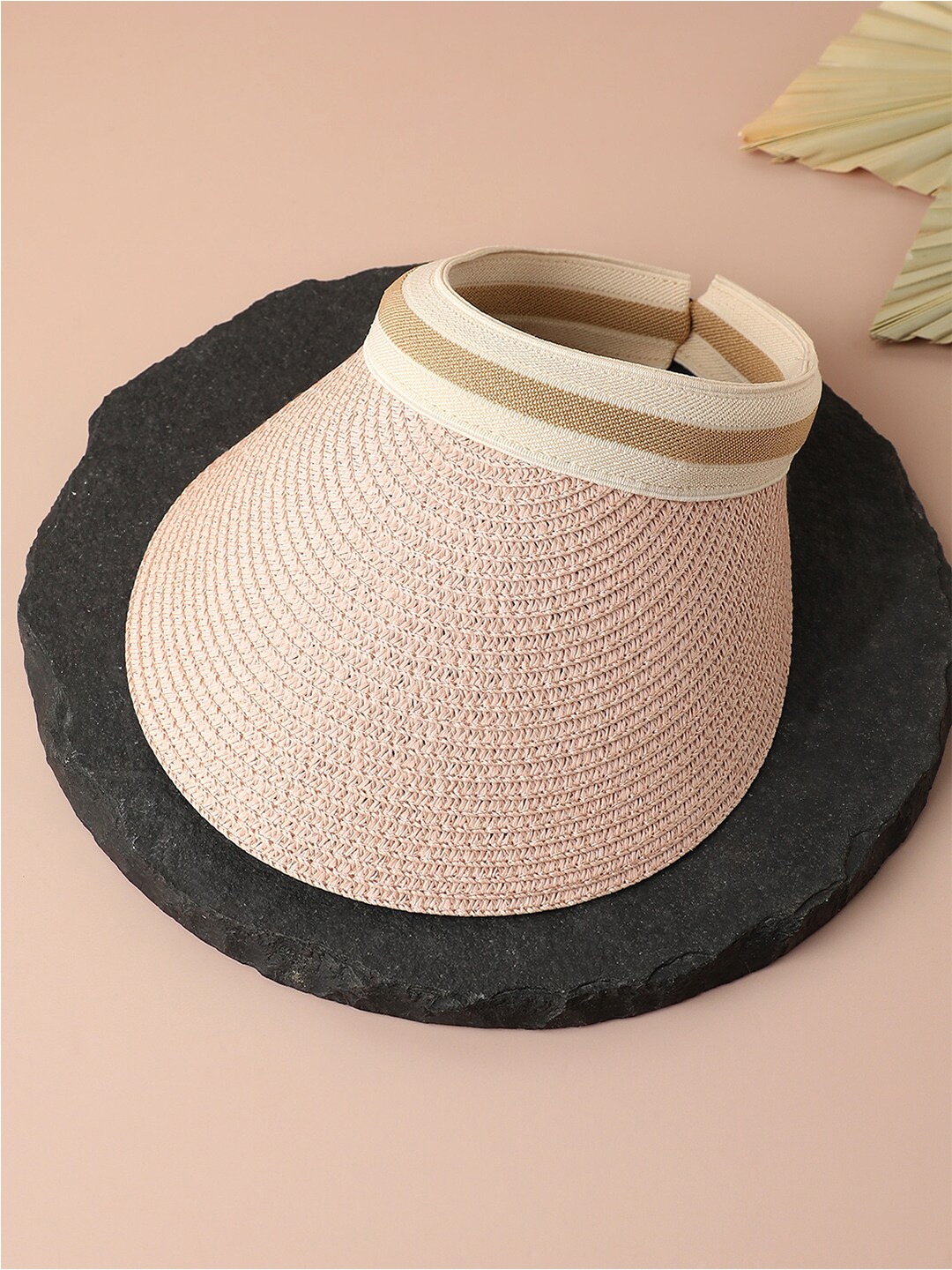 

HAUTE SAUCE by Campus Sutra Women Textured Visor Cap, Pink