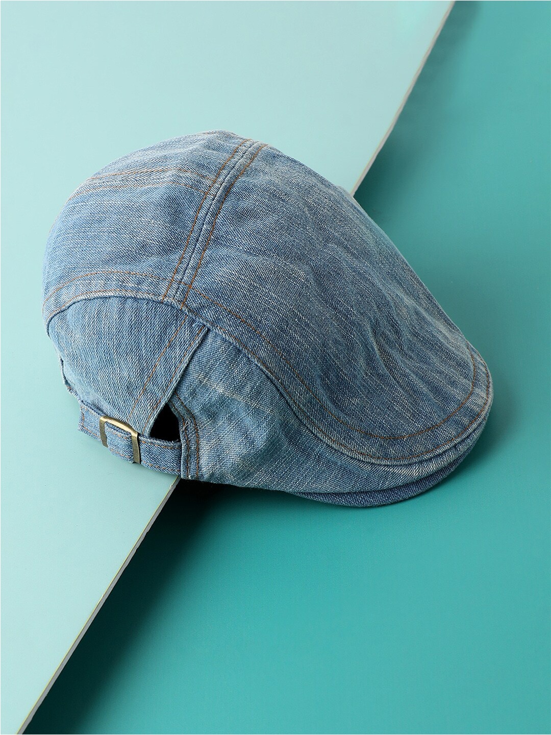 

HAUTE SAUCE by Campus Sutra Women Denim Ascot Cap, Blue