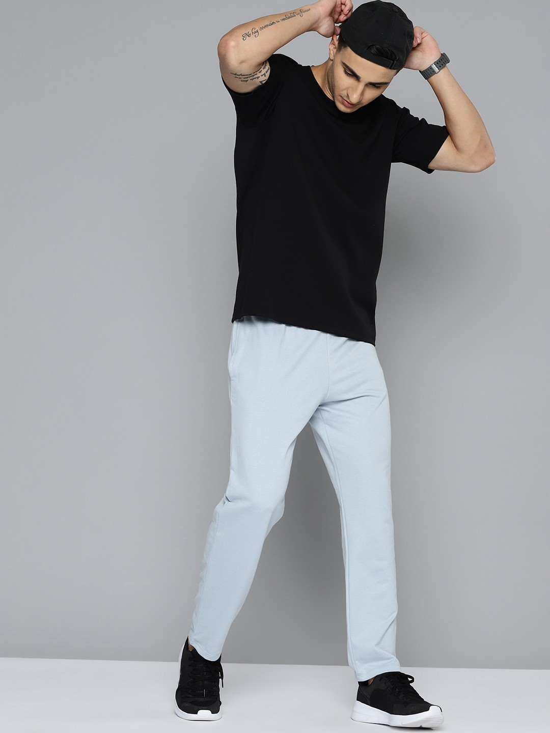 

HRX by Hrithik Roshan Men Solid Track Pants, Blue