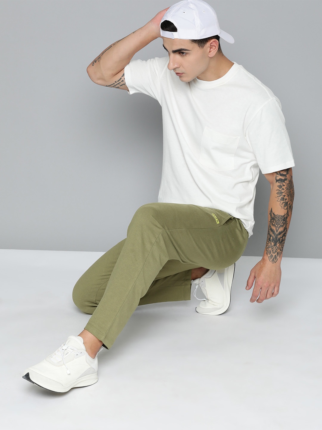

HRX by Hrithik Roshan Men Lifestyle Track Pants, Olive