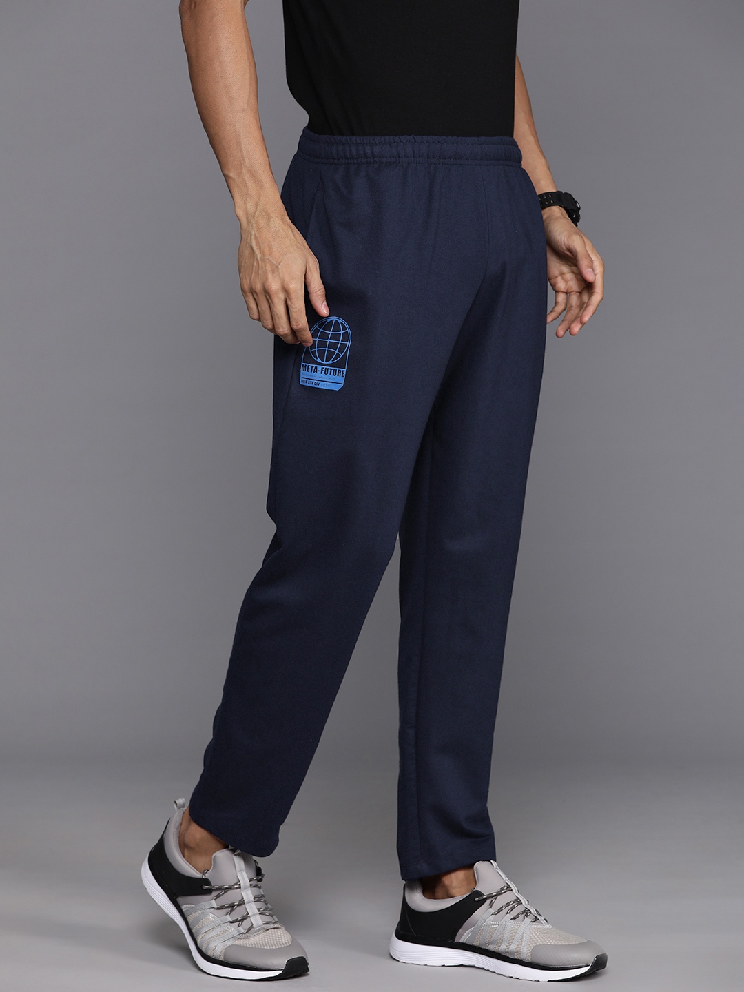

HRX by Hrithik Roshan Men Lifestyle Track Pants, Navy blue