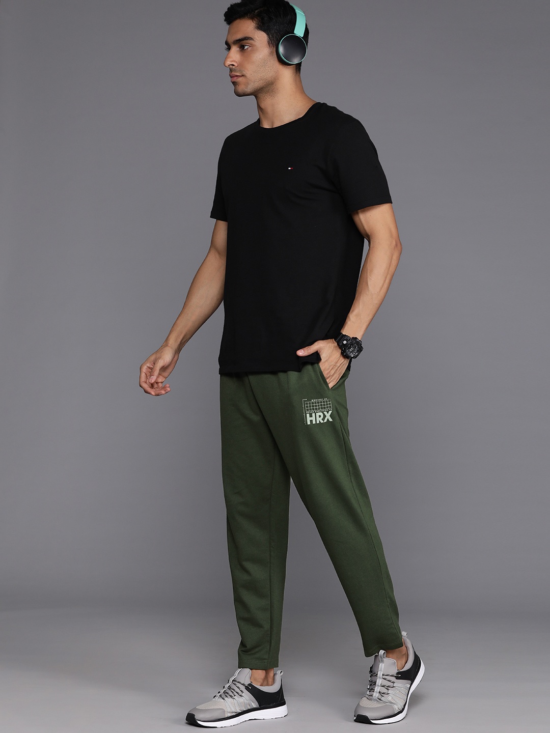 

HRX by Hrithik Roshan Men Lifestyle Track Pants, Olive
