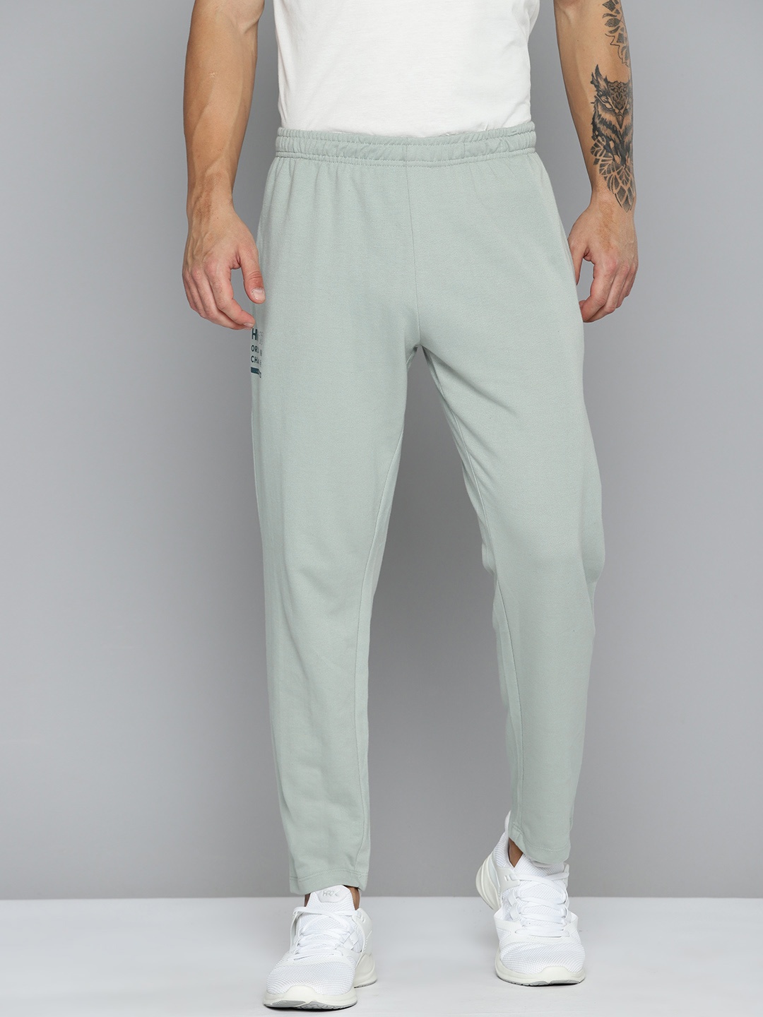 

HRX by Hrithik Roshan Regular Fit Casual Track Pants, Sea green